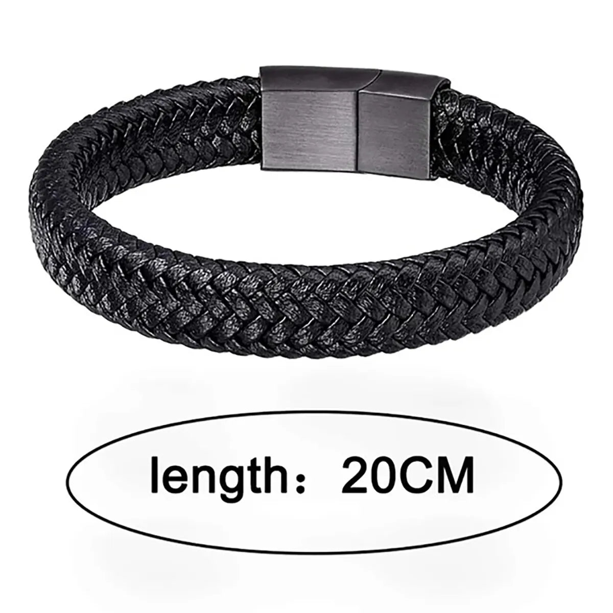 Leather Mens Bracelet