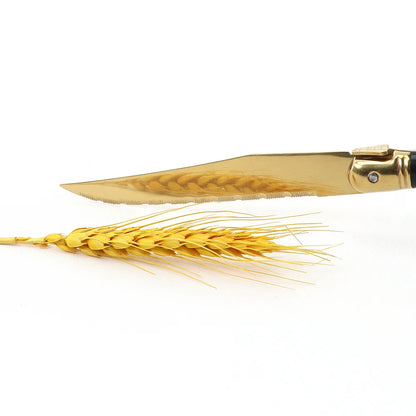 Golden Steak Knives (4 - 12 Piece Sets)
